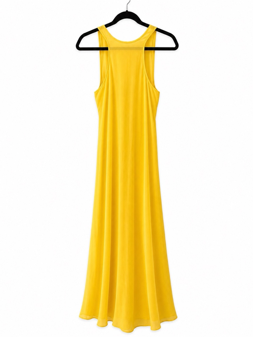 All Saints Bright Yellow Racerback Maxi Dress
